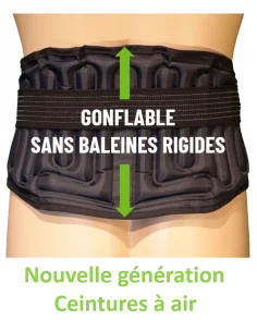 AIR LOMBAIRE® L4 L5 S1: Ceinture lombaire gonflable 21cm